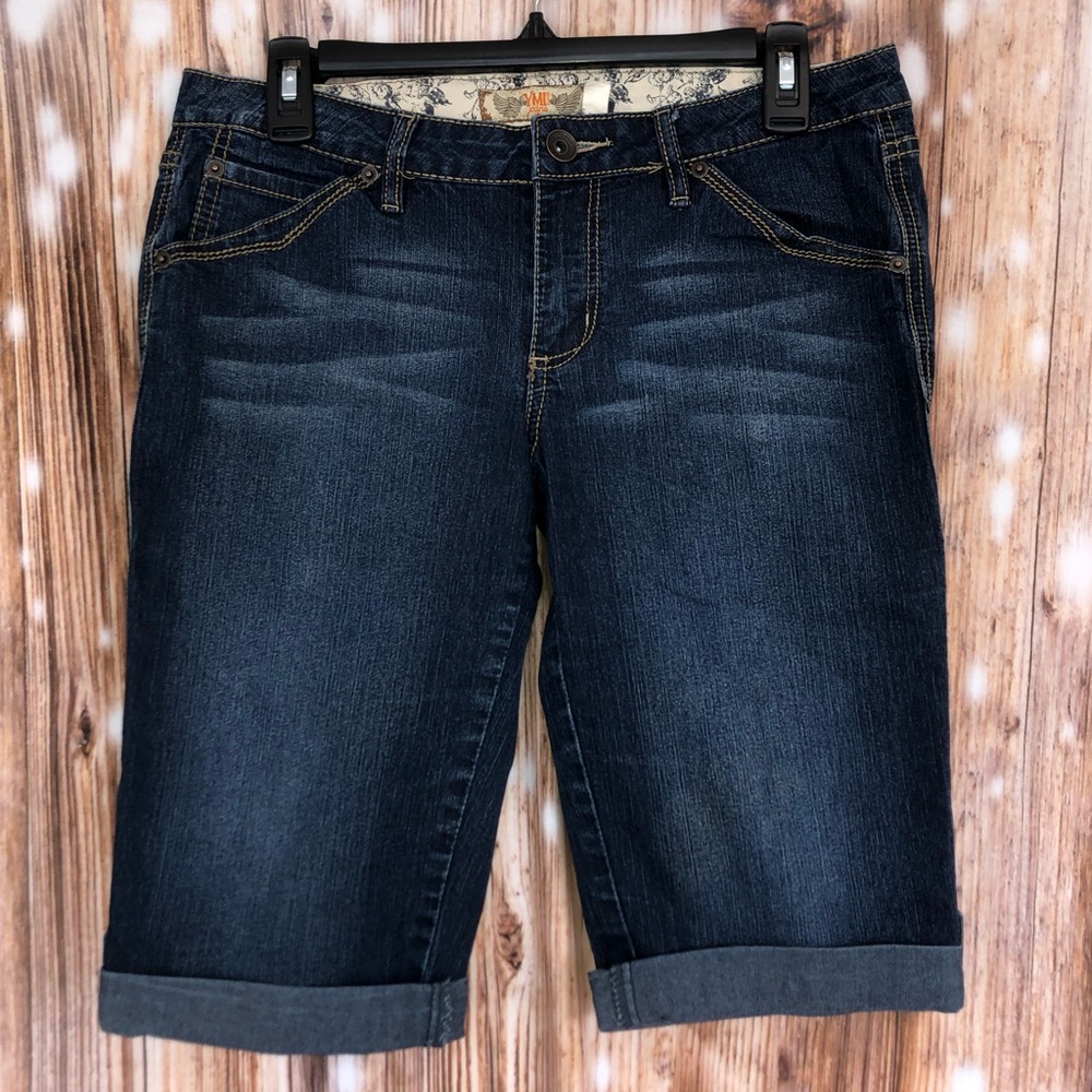 YMI Jeans Dark Wash Bermuda Shorts